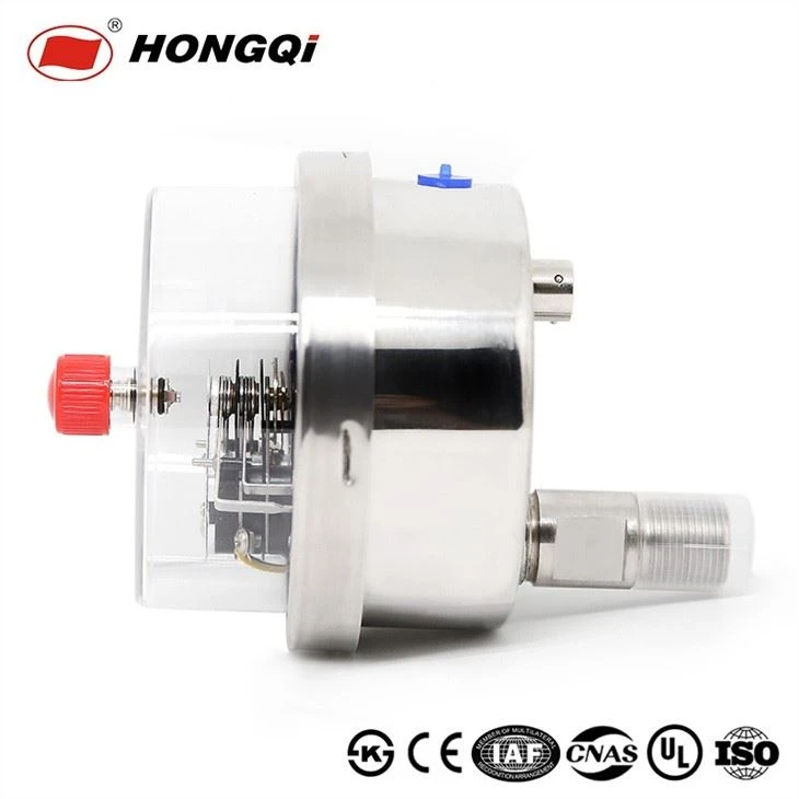 100mm Electric Contact Pressure Gauge With Full Stainless Steel