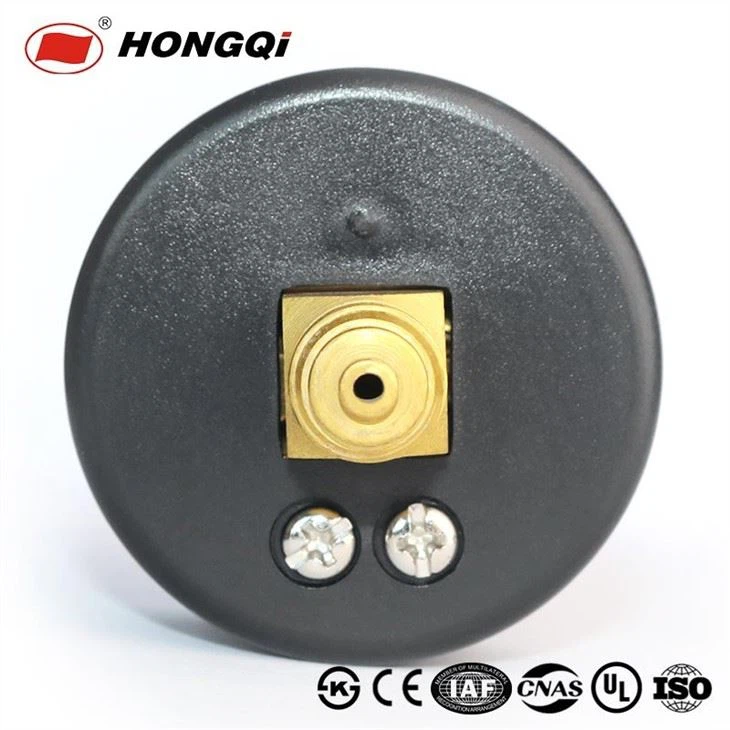 50mm Spring Pressure Gauge With Aluminum Black Pointer