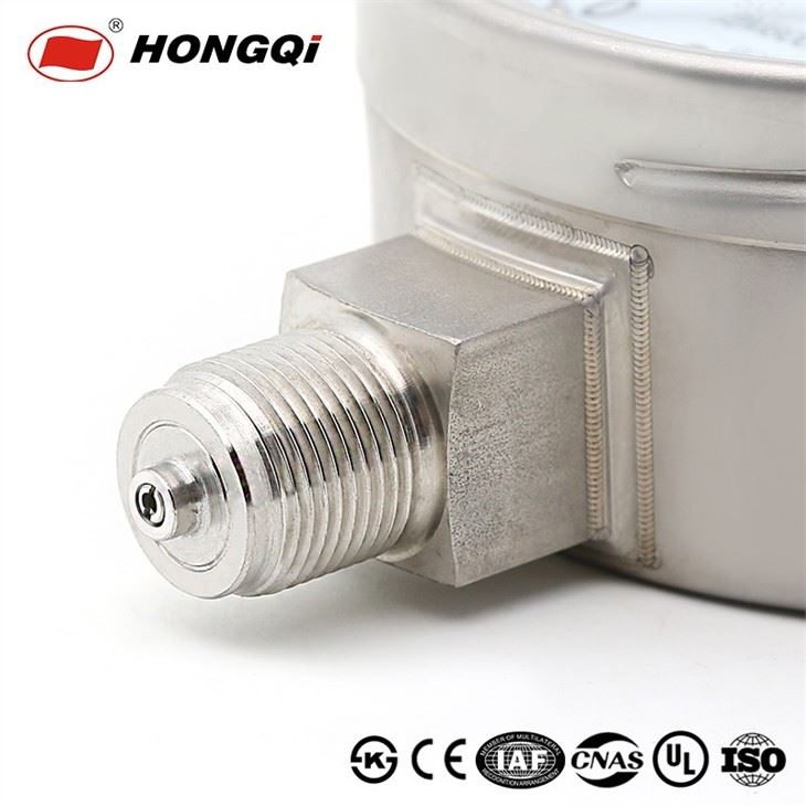 Hongqi Y60bf Shockproof/ Anti-Corrosion High 304ss Pressure Gauge