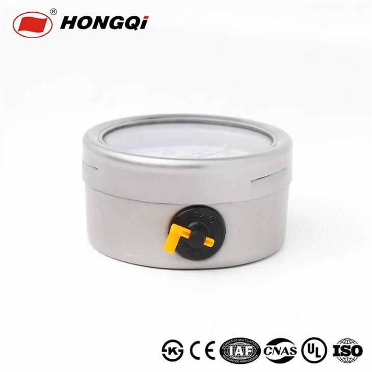 Hongqi Y60bf Shockproof/ Anti-Corrosion High 304ss Pressure Gauge