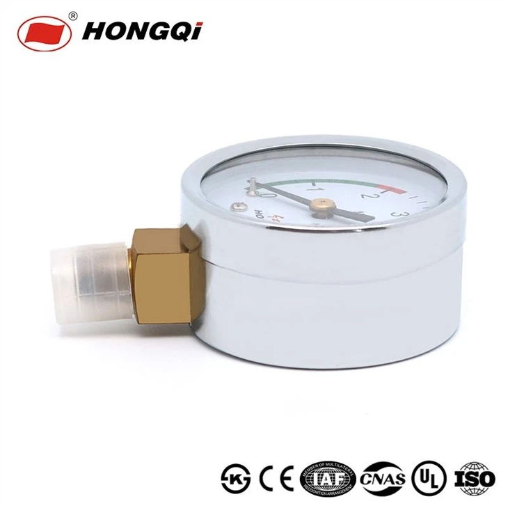 steel chrome plated  pressure gage